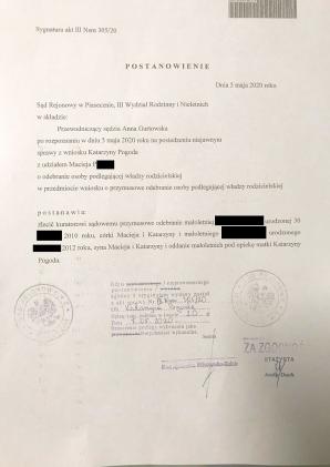 [VIDEO] Dyrektorka szkoły wspiera porywacza dziecka! Do prokuratury w Tomaszowie Mazowieckim wpłynęło zawiadomienie o popełnieniu przestępstwa