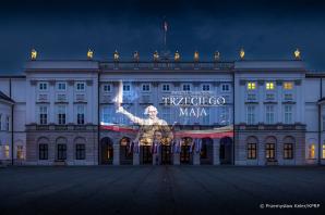 [VIDEO] Obchody Święta Narodowego Trzeciego Maja z udziałem pary prezydenckiej