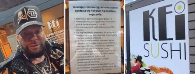 [VIDEO] Dramat, tragedia i skandal w KEI SUSHI Mława tak określił wizytę lokalny biznesmen 
