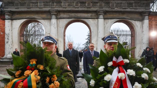 [VIDEO] Prezydent RP Karol Nawrocki podczas uroczystych obchodów 163. rocznicy wybuchu Powstania Styczniowego na Cytadeli w Warszawie